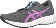 👟 asics patriot 12 women's athletic shoes - black/white color combo for optimum performance logo