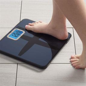 img 3 attached to 📊 InstaTrack Blue Digital Fat/BMI Bathroom Scale: High Precision Sensors, Large Display & Accurate Measurement of Body Water, Muscle Mass, Calorie Estimator