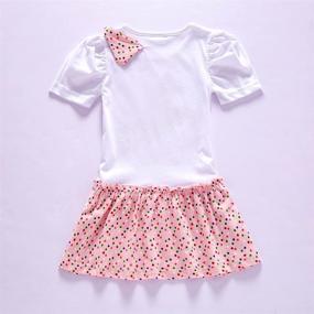 img 3 attached to Vibrant & Charming: JUXINSU Toddler Rainbow Cartoon SH6219 Fuchsia Girls' Clothing