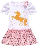 vibrant & charming: juxinsu toddler rainbow cartoon sh6219 fuchsia girls' clothing logo