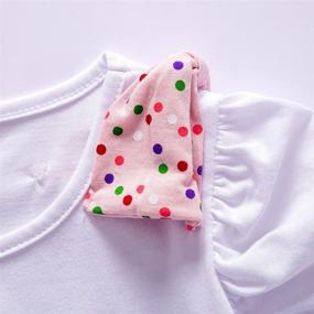 img 1 attached to Vibrant & Charming: JUXINSU Toddler Rainbow Cartoon SH6219 Fuchsia Girls' Clothing