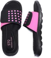 stq womens sandals memory relief women's shoes for athletic logo