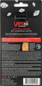 img 2 attached to 🍅 Yes To Tomatoes Charcoal Zit Zapping Dots - Red (24 Count) for Detoxification (1025182)