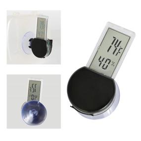 img 2 attached to Digital Reptile Thermometer and Humidity Gauge: Terrarium Tank Monitor with Suction Cup for Pet Rearing Box