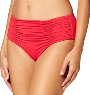 seafolly womens gathered bikini swimsuit women's clothing logo