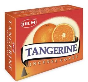 img 1 attached to 🍊 Tangerine Incense - Pack of 12 Boxes, 10 Cones Each - HEM Incense from India