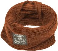 touchdog heavy knitted winter scarf logo