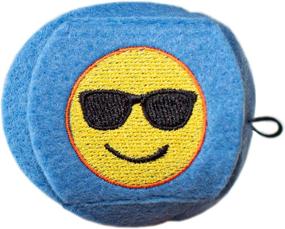 img 2 attached to Fun Emoji Eye Patch for Kids - Left Coverage Eye Glass Eye Patch