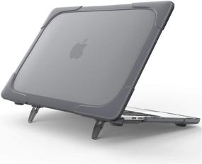 img 4 attached to 💻 BATYUE MacBook Pro 13 Inch Case 2020 Release A2289/ A2251: Heavy Duty Slim Protective Cover (Grey)