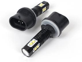 img 4 attached to 🔆 Luyed 2 x Супер Яркий Высокая Мощность 50W 10 SMD CREE XBD Источник Света в Белом Цвете, Совместимый с 880 886 890 892 - Светодиодные Лампы для Противотуманных Фар