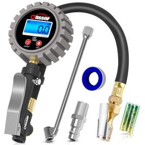 img 4 attached to Oasser Tire Inflator with Gauge: 255PSI Air Compressor Accessories for Accurate Tire Pressure