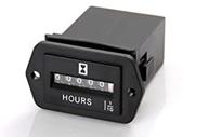 🌊 waterproof dc 12v hour meter (24v and 48v) ideal for diesel & gas engine, marine, atv, mx, mtd, boat, dirtbike, lawn mower, golf cart, forklift, rv, motocross, bike, tractor (hm-002) logo