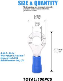 img 3 attached to ⚡️ Electrical Insulated Terminals Connectors by Glarks - Industrial Wiring & Connecting Solution