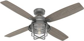 img 4 attached to 🌀 Casablanca Fan Company 50390 Port Royale Ceiling Fan, 52-inch, Matte Silver Finish