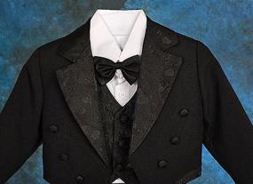 img 1 attached to Lito Angels Classic Tuxedo Wedding Boys' Clothing for Suits & Sport Coats