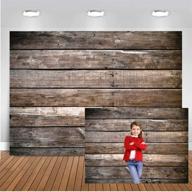 📸 dudaacvt 7x5ft brown wood backdrop: stunning photography background for newborns & home studios (d339) logo