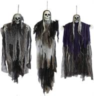 👻 optimize your halloween outdoor decor with joyin 3 pack hanging skeleton ghosts decorations, grim reapers - top picks for best halloween decorations logo