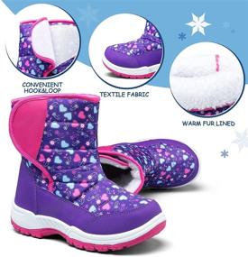 img 1 attached to Stay safe with KomForme Anti Slip Outdoor Winter Toddler Boys' Shoes - Perfect for Outdoor Play!