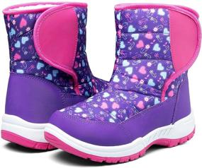 img 3 attached to Stay safe with KomForme Anti Slip Outdoor Winter Toddler Boys' Shoes - Perfect for Outdoor Play!