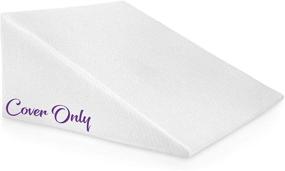 img 4 attached to 🛏️ Replacement Cover for Ebung 12 Inch Bed Wedge Pillow - Washable - Bed Wedge Pillow Cover that Fits Perfectly