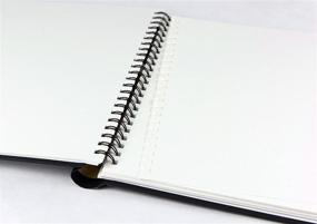 img 2 attached to 📔 Koh-I-Noor Bristol Smooth Bright White Paper Sketchbook - Hardcover, In and Out Pages, Hidden Wire, 270 GSM, 5.5 x 8.5 Inches, 35 Sheets, 170410463