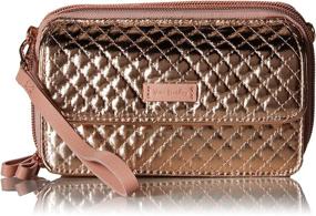img 4 attached to 👜 Vera Bradley Iconic Shimmer Women's Handbags & Wallets - Crossbody Design