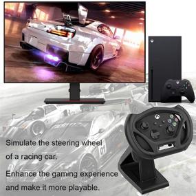 img 3 attached to 🎮 Enhance Your Xbox Series Gaming Experience with the Joso Xbox Series Steering Wheel and Stand