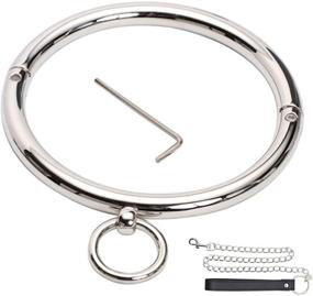 img 1 attached to 📿 Adavidsource Unisex Stainless Steel Necklace Decoration, Metal Choker Short Collar Fashion Choker