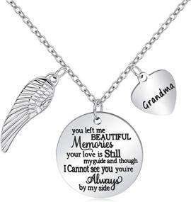 img 4 attached to Condolences Necklaces Remembrance Bereavement Stainless