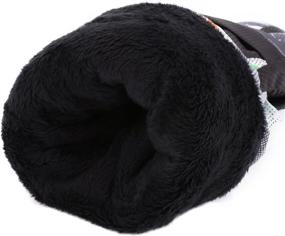 img 2 attached to 🧤 Водонепроницаемые самые теплые черные перчатки XS от Yidomto: оставайтесь сухими и уютными весь зимний сезон.