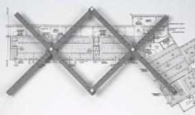 img 4 attached to Alvin PA305 Pantograph Drawing Tool with Clamp - 18 Inches, 20 Ratios: Wood Tool with Spare Leads