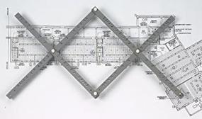 img 3 attached to Alvin PA305 Pantograph Drawing Tool with Clamp - 18 Inches, 20 Ratios: Wood Tool with Spare Leads