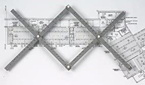 img 1 attached to Alvin PA305 Pantograph Drawing Tool with Clamp - 18 Inches, 20 Ratios: Wood Tool with Spare Leads