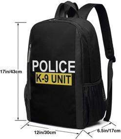 img 2 attached to Полицейский рюкзак College Bookbag Backpack