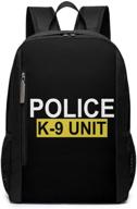 police rucksack college bookbag backpack logo