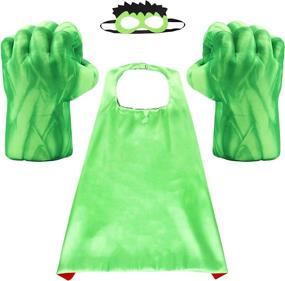 img 4 attached to 🎃 Halloween Costume Superhero Plush Gloves