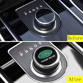 img 3 attached to 🚘 Black Land Rover Center Control Multimedia Button Knob Decoration Emblem