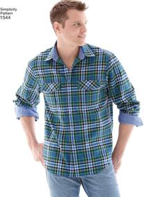 img 1 attached to 👔 Симпатичный Паттерн 1544: Мужская рубашка с вариациями ткани (размеры 44-52 груди) - Улучшенная поисковая оптимизация