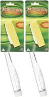 🧽 efficient cleaning with arrow plastic dish sponge with handle - 2 count logo