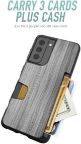 img 2 attached to 📱 Smartish Galaxy S21 Wallet Case - Wallet Slayer Vol. 1 (Silk): Chef's Special - Ultimate Protection with Credit Card Holder for Samsung