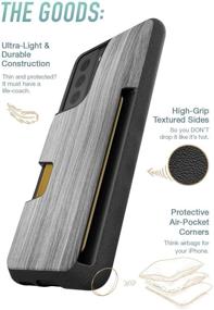 img 1 attached to 📱 Smartish Galaxy S21 Wallet Case - Wallet Slayer Vol. 1 (Silk): Chef's Special - Ultimate Protection with Credit Card Holder for Samsung