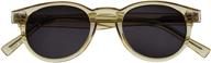 🕶️ uv400 transparent gold sun readers for women designer style s89-9 +2.50 by the reading glasses company logo