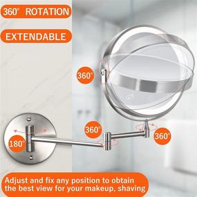 img 1 attached to Magnification Rechargeable Dimmable Magnifying Extendable