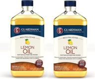 🍋 lively lemon revitalizing oil: guardsman wood furniture - 16 oz (2-pack) logo