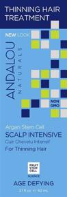 img 3 attached to 🌿 Andalou Naturals Argan Stem Cell Age Defying Scalp Intensive - White, 2.1 oz