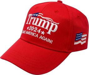 img 2 attached to Donald Trump America Adjustable Baseball Outdoor Recreation