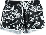 🩳 stylish women's boardshort with elastic waistband & drawstring - ideal for swimsuits & cover ups logo