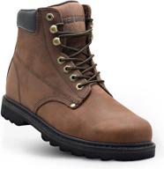 ever boots insulated construction darkbrown logo