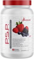 💪 boost your physique with metabolic nutrition p.s.p. preworkout - 672g fruit punch flavor (zero sugar, caffeine free) logo