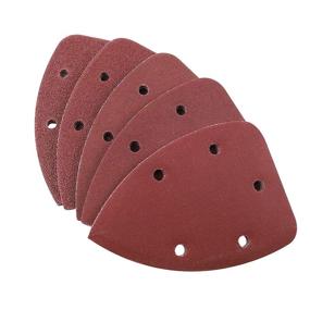 img 4 attached to 🐭 Coceca 100pcs Mouse Sander Pads: Detail Sandpaper Assortment in 40, 80, 120, 180, and 240 Grits - Hook and Loop Sanding Sheets for Detail Sander